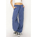 Mid Rise Parachute Pants: COBALT / S-M-L(2-2-2)