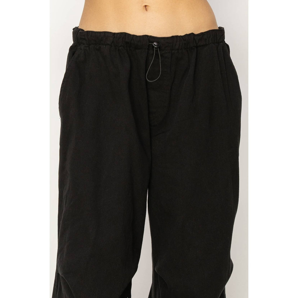 Mid Rise Parachute Pants: COBALT / S-M-L(2-2-2)